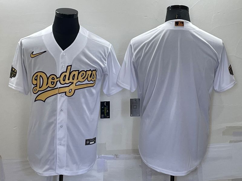 Men Los Angeles Dodgers Blank White 2022 All Star Nike MLB Jersey